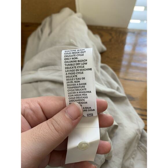 NEW James Perse Los Angeles Silver Tank‎ Midi Dress Size 1 MSRP $400 - Picture 7 of 7